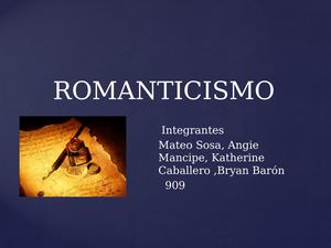 Romantisismo