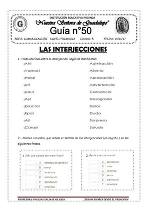 INTERJECCIONES II