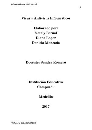 Virus Y Antivurus Informaticos