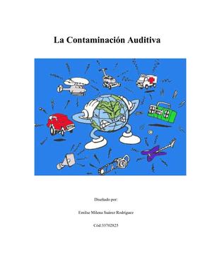 La Contaminación Auditiva