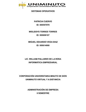Sistema Operativo
