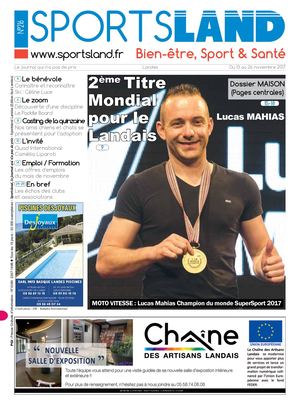 SPORTSLAND N°216 - 13 NOVEMBRE 2017 DAX