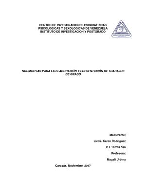 Cuadro Comparativo Normas De Presentacion Karen Rodriguez