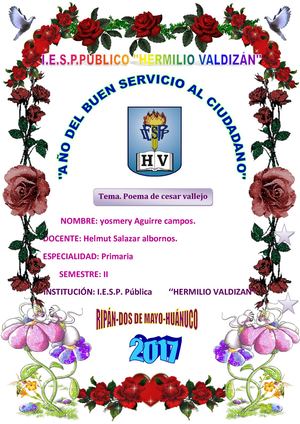 poema de cesar vallejo