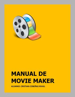 Manual De Movie Maker