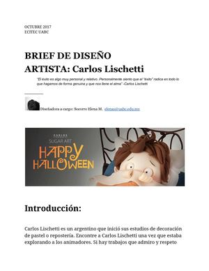Brief Portafolio de Artista