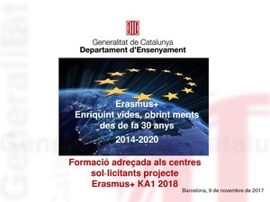 Ka1 Sol·licitants 2018 Sessio 1 9 Nov