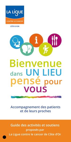 Guide des activités et soutiens proposés par la Ligue contre le cancer de Côte d'Or