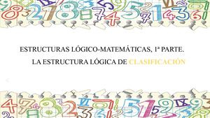 Clasificación y Seriación. Tema 1. Davinia García Rando
