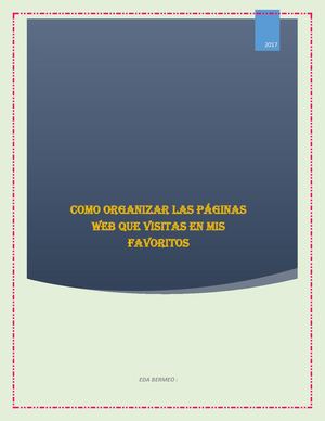 Cómo Usar Los Marcadores Para Guardar Y Organizar Tus Páginas Favoritas
