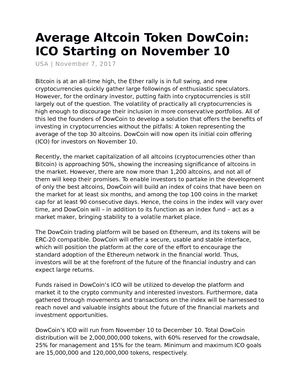 what is an altcoin token
