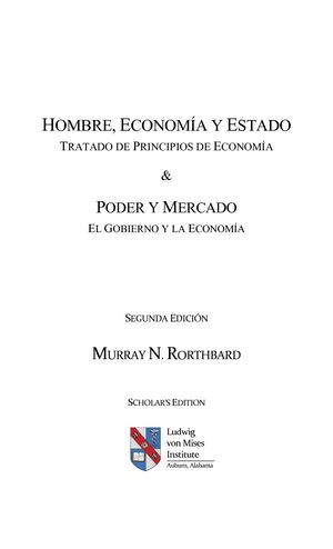 El Hombre,economia Y Estado