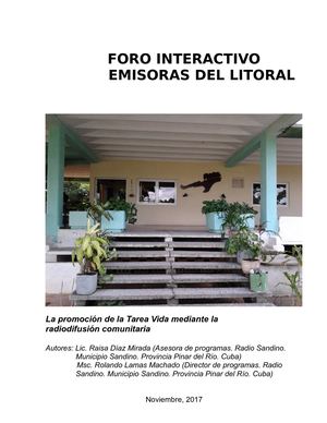 La Tarea Vida y la radiodifusión comunitaria