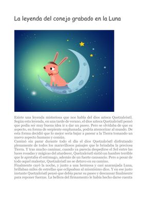 La Leyenda Del Conejo Grabado En La Luna