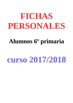 Ficha personal