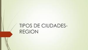 Tipos De Regiones