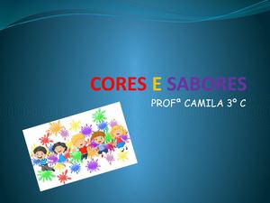 Cores E Sabores
