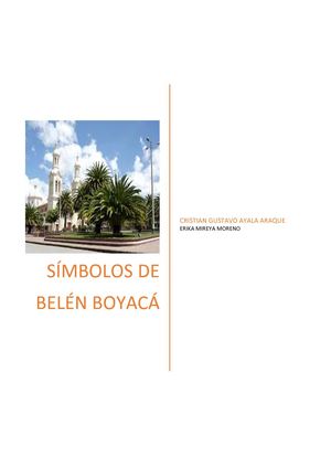 Símbolos De Belén Boyacá
