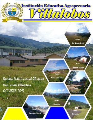 Revista  Institucional 25 años IEA Villalobos