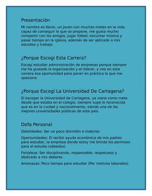 Mi Proyecto De Vida