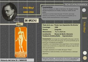 21 Ficha Expresionismo Die Brücke BLEYL