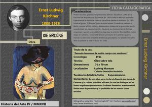 23 Ficha Expresionismo Die Brücke KIRCHNER