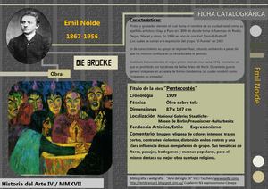 25 Ficha Expresionismo Die Brücke NOLDE