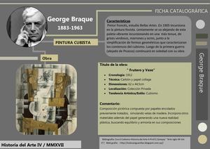 84 CUBISMO Pintura BRAQUE