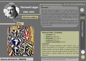 88 CUBISMO Pintura LÉGER