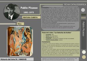 90 CUBISMO Pintura PICASSO