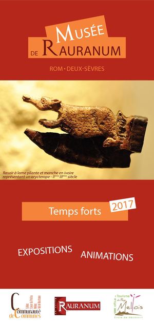 Plaquette 2017 Musée de Rauranum à Rom