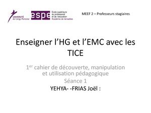 Powerpoint Séance 1