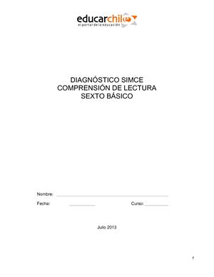 Simce 6° Com Lectora 2