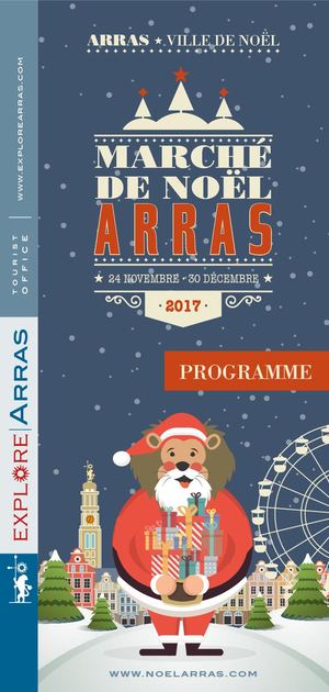 Programme Animations marché de Noël d'Arras 2017