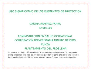 Planteamiento Del Problema