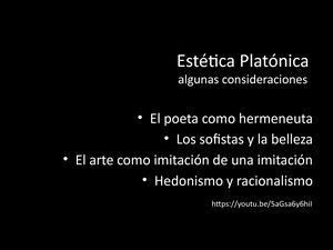 Estetica Platonica