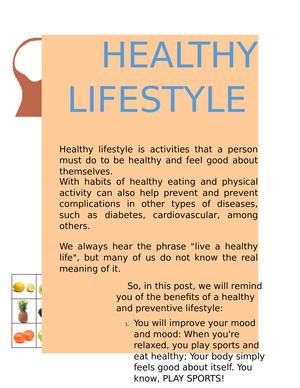 Healthy Lifestyle