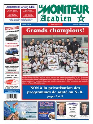 Moniteur Acadien 15 Novembre