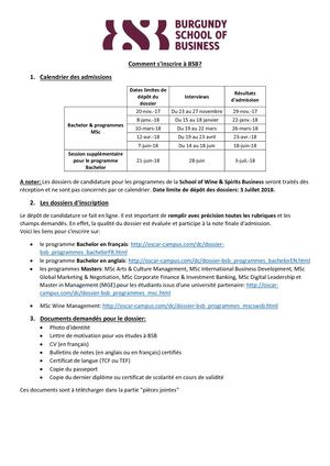 Comment S'inscrire à Bsb