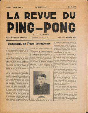 1937 12 3 LA REVUE DU PING PONG