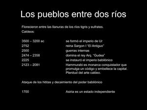 Mesopotamia Y Babilonia