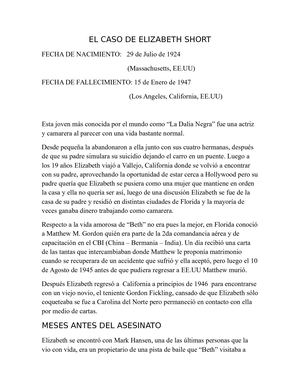 El caso de Elizabeth Short