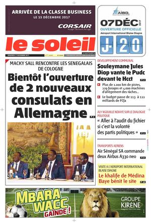 EDITION DU 17 NOVEMBRE 2017
