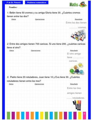 Colección De Problemas 3º Primaria