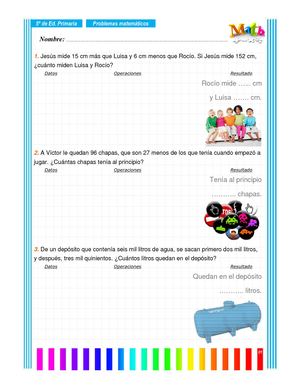 Colección De Problemas 5º-primaria