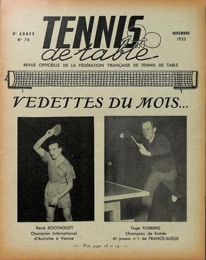 1952 11 78 TENNIS DE TABLE