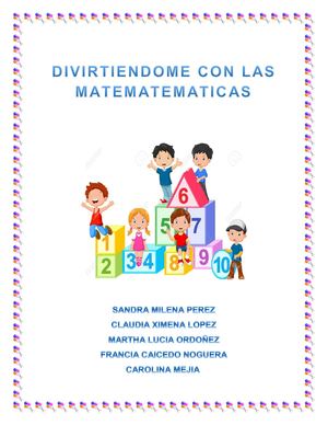 divirtiendome con las matematicas