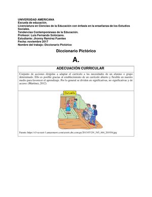 Diccionario Pictórico Johnny Ram