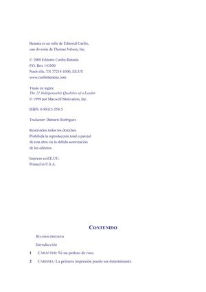 Las 21 Cualidades Indispensables De Un Lider (John C Maxwell)