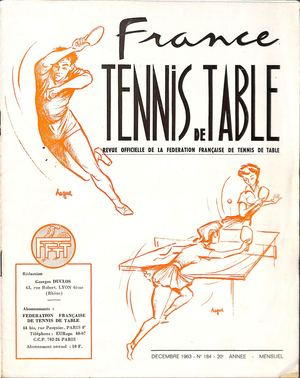 1963 12 184 France Tennis De Table